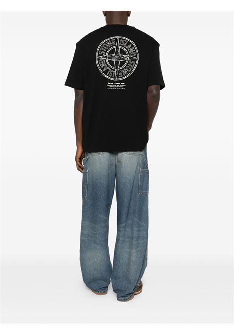 t-shirt 2100001 uomo nera STONE ISLAND | L1S15 2100001 S0285V0029